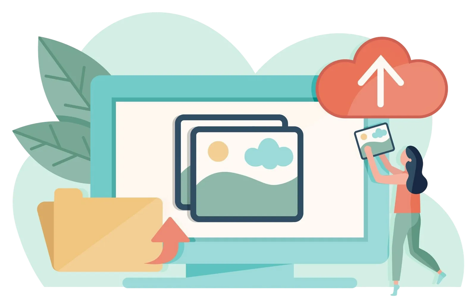 online-image-upload-landing-page